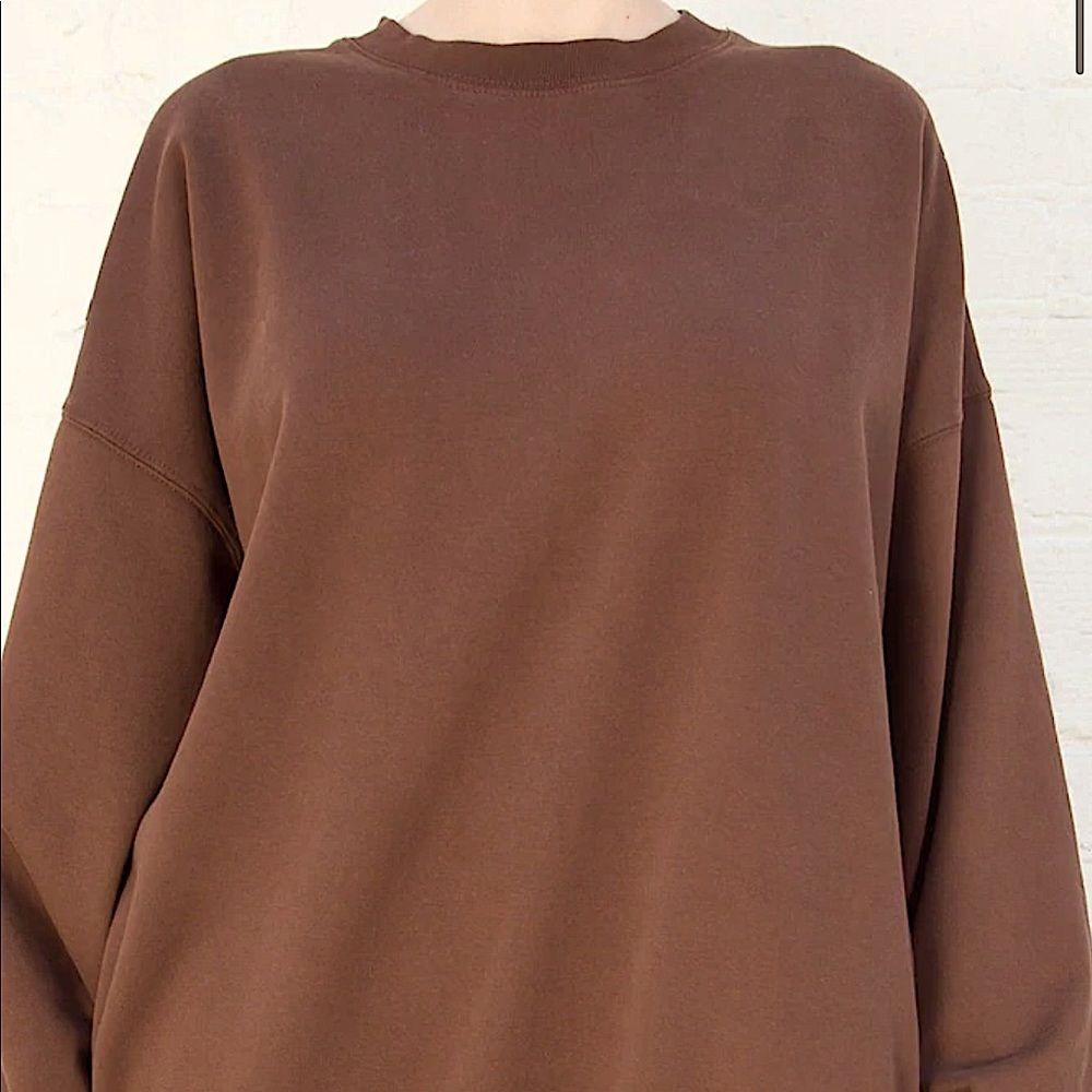 Brandy Melville Oversized Erica Sweatshirt in Brown🤍